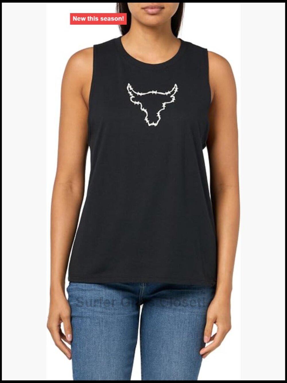 Under Armour Project Rock Sportstyle Tank Top - Cotton Blend Sleeveless Athletic